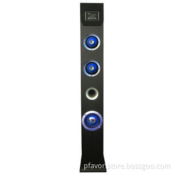 60W 2.1-channel High-tower Speaker System with USB and SD Card Slot, Bluetooth